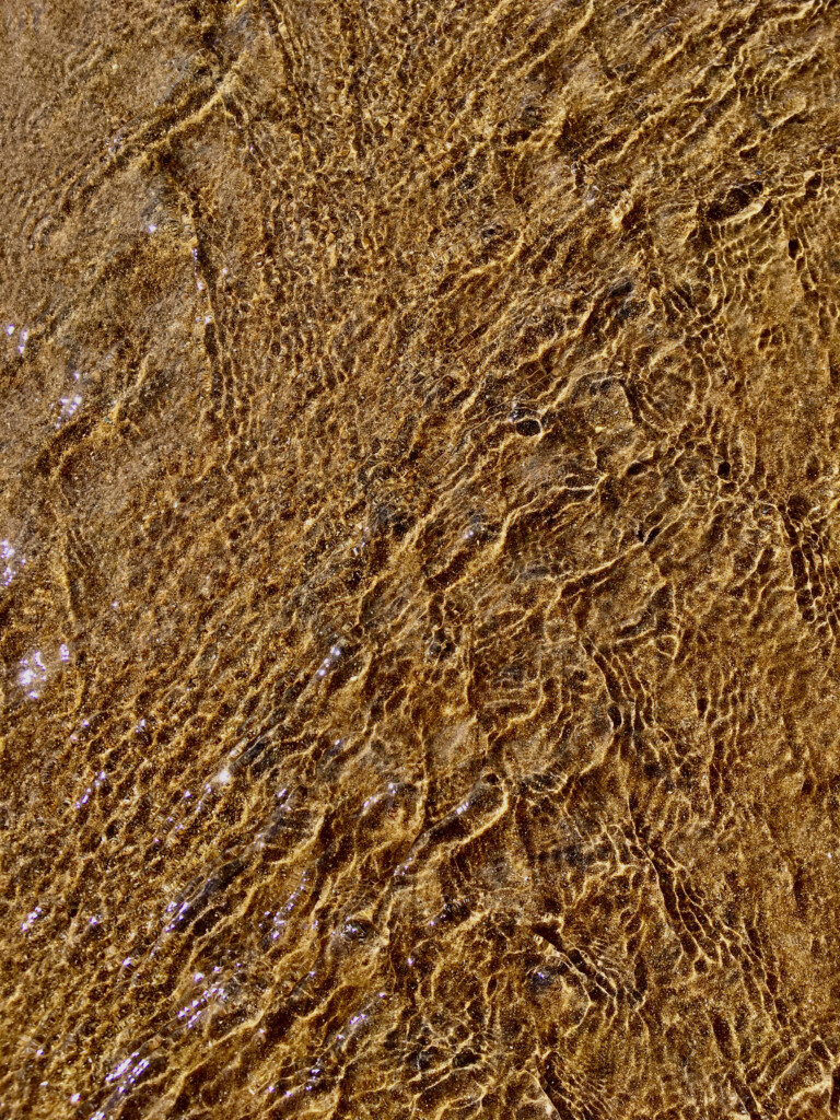 Ripples on the beach