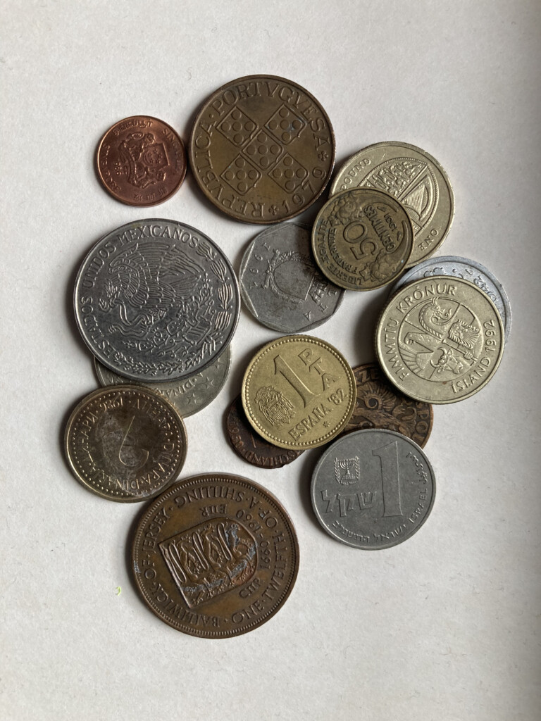 Foreign or obsolete coins