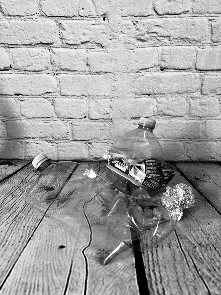 Crushed for recycling