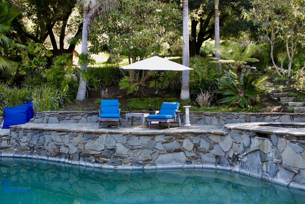 Blue chairs