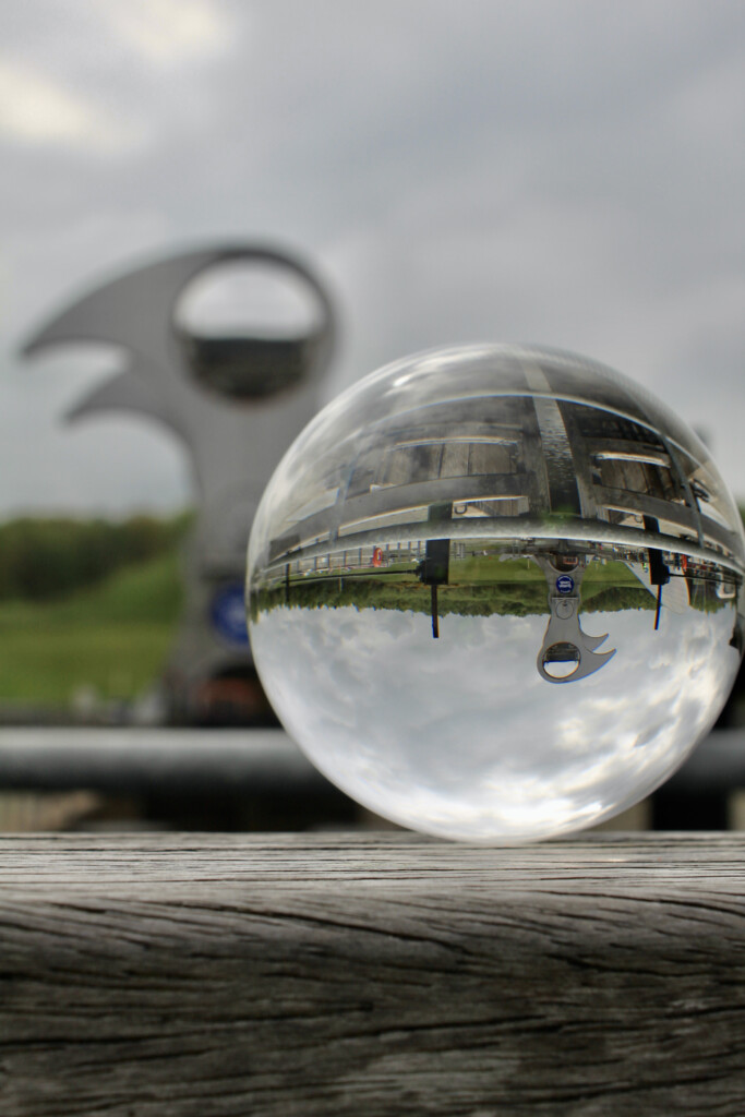 Falkirk Wheel in a lensball