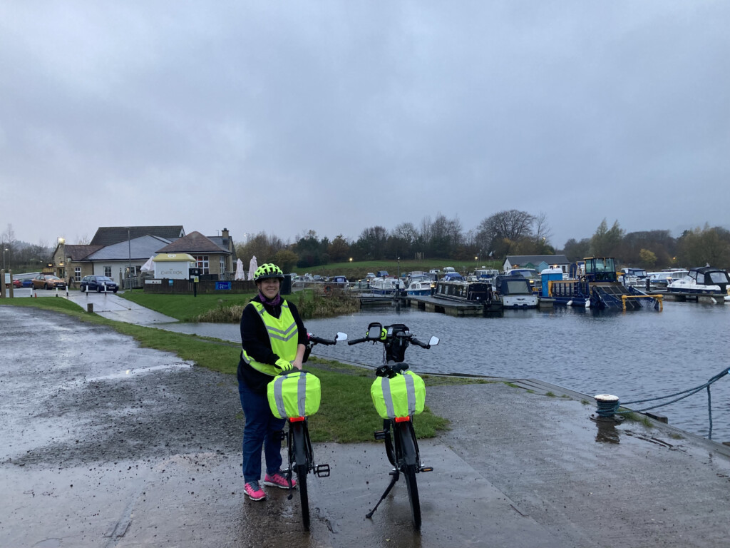 Auchinstarry Marina in the rain