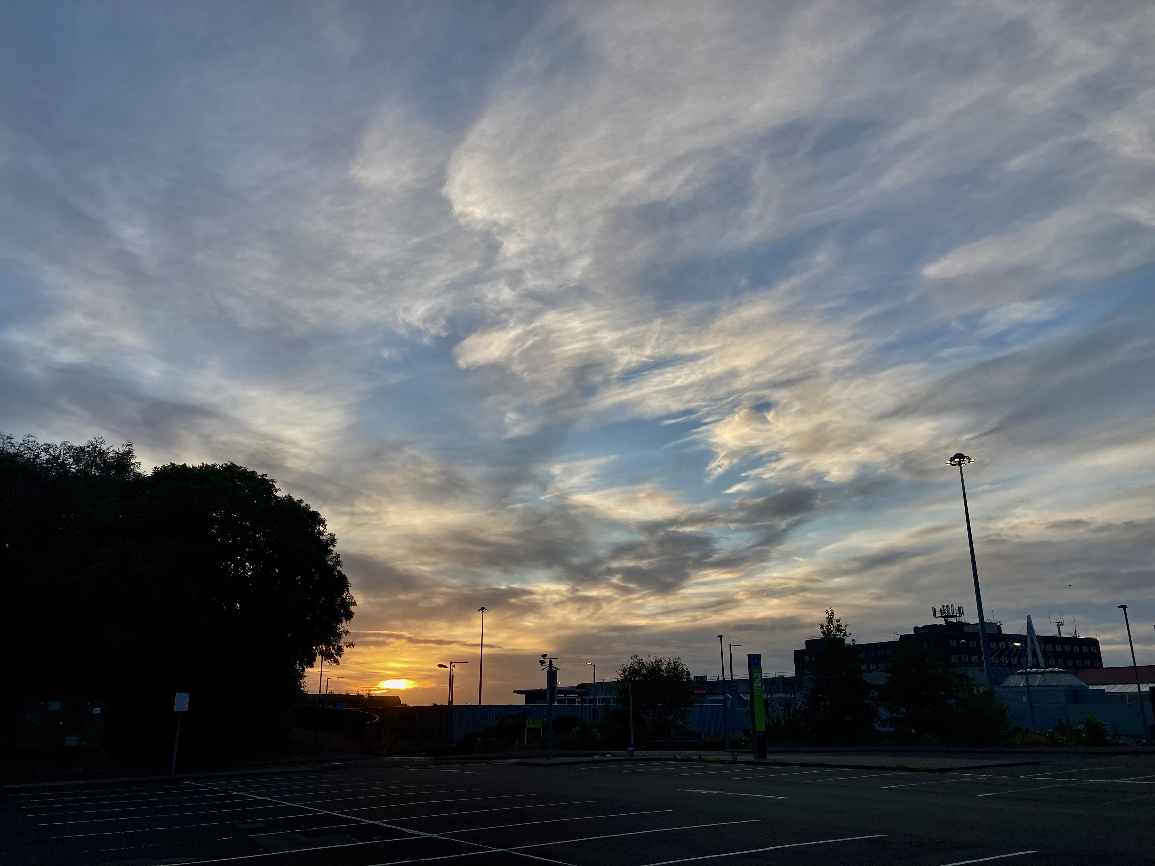 Fair Weather Cloud at Sunrise — RDP