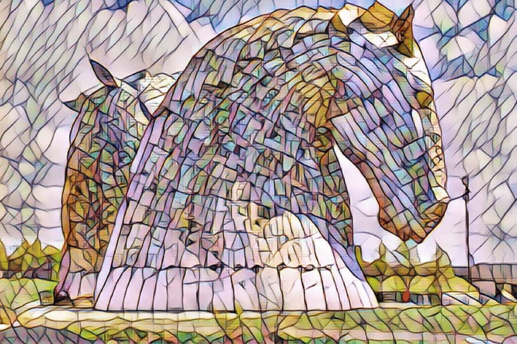 Mosaic Kelpies
