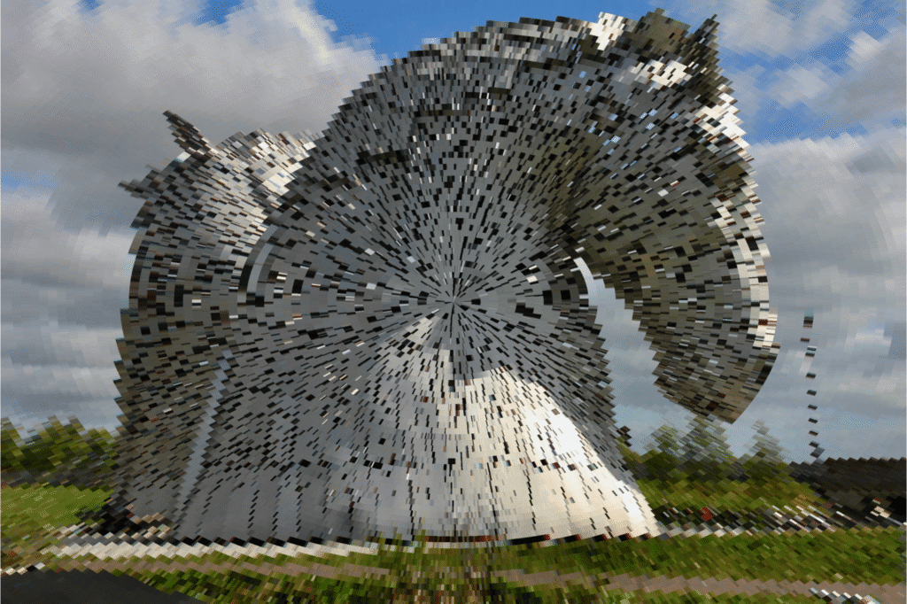 Polar pixelated kelpies
