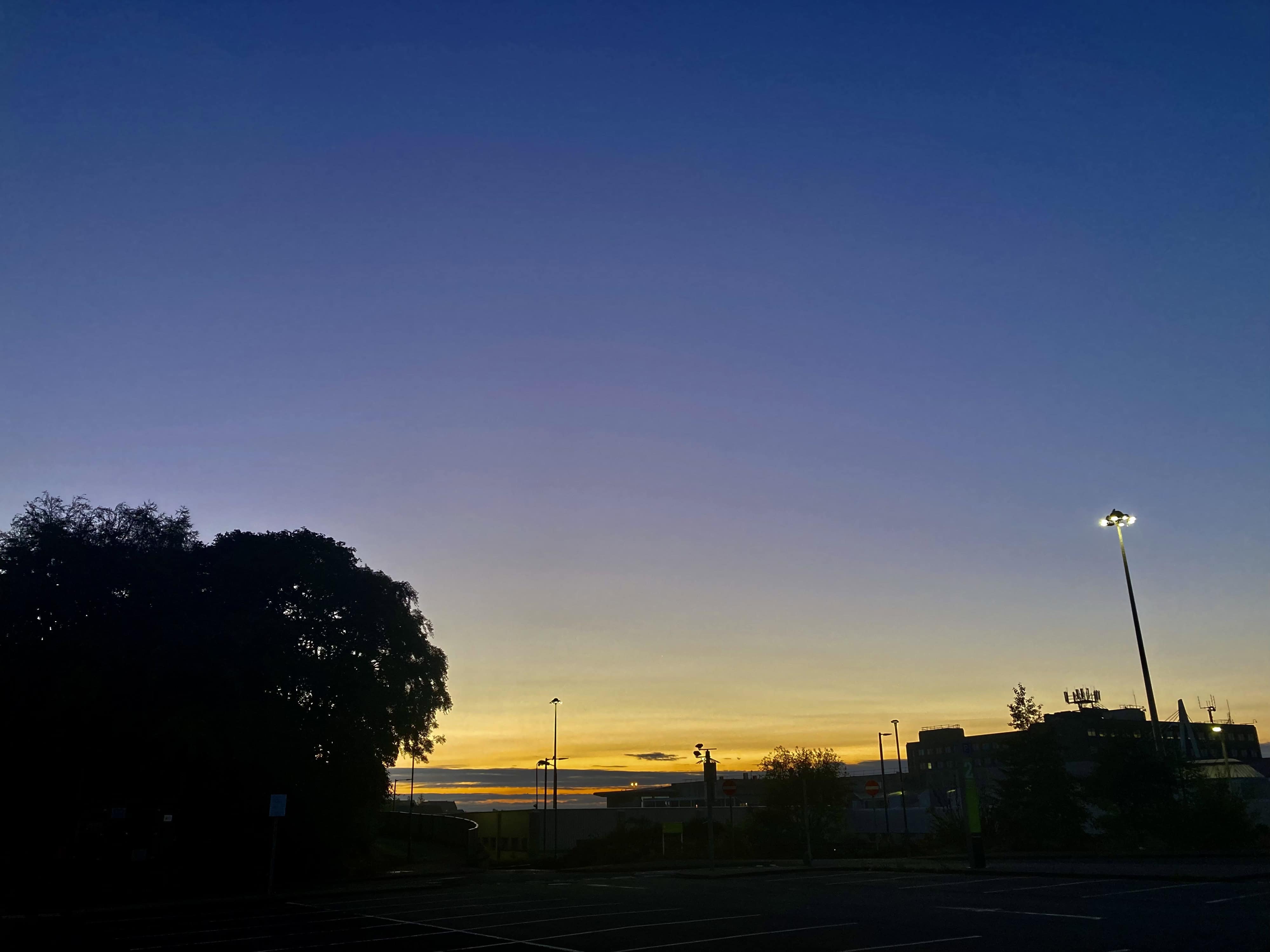 Dawn on a Clear Day — #WalkingSquares