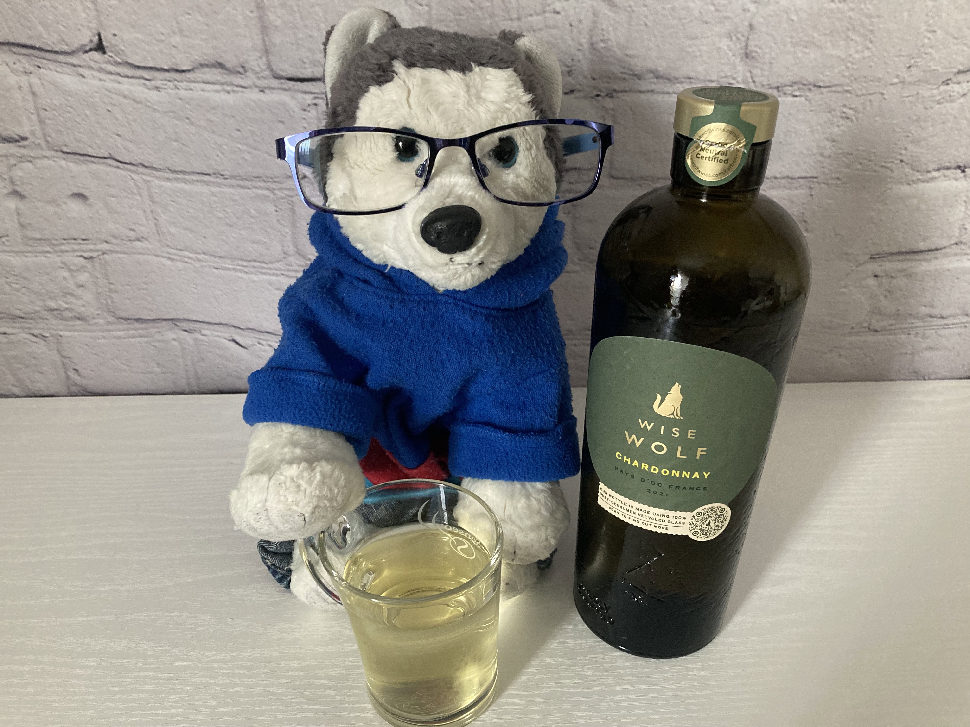 Wise Dogs Drink Wise Wolf Wine