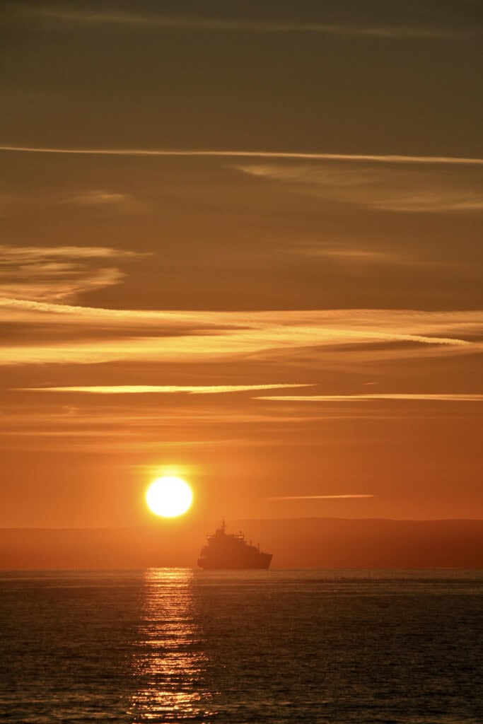 Sunrise over the Forth Estuary