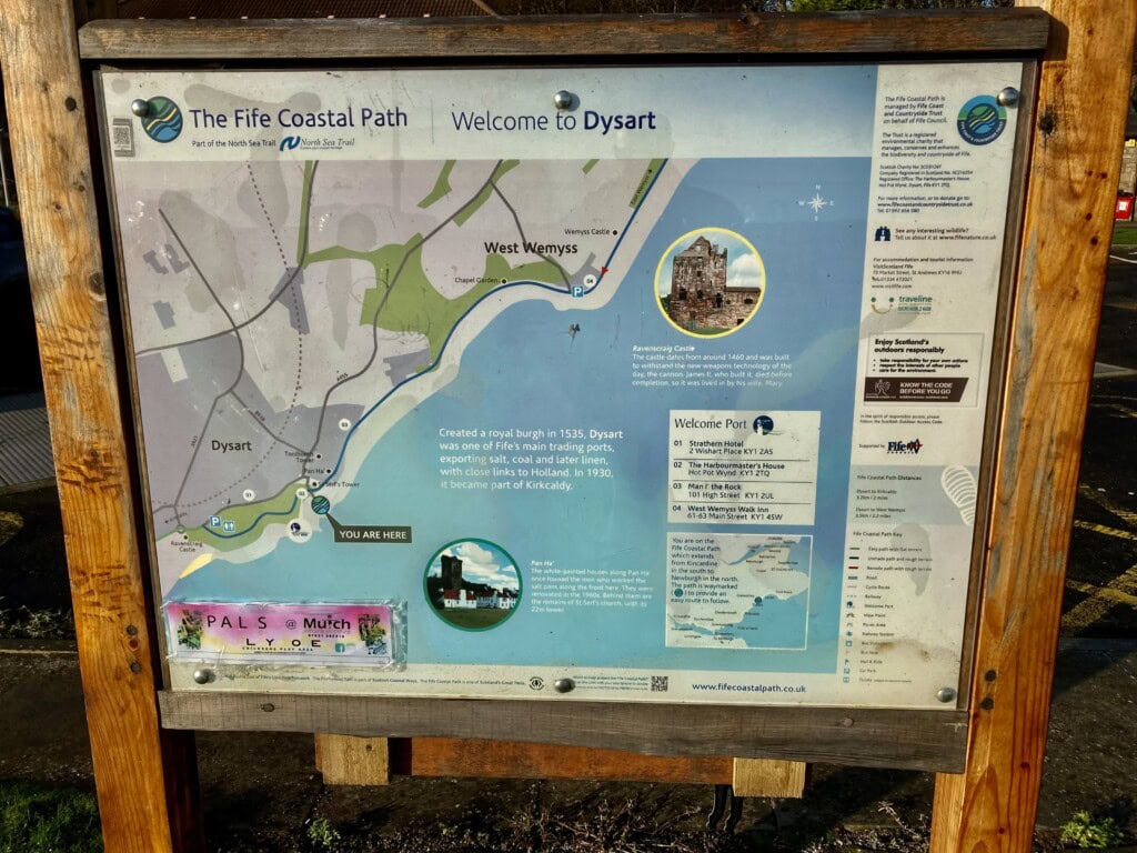 Fife Coastal Path Information Board