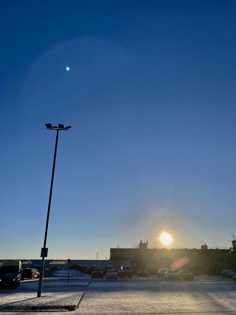 Blue skies