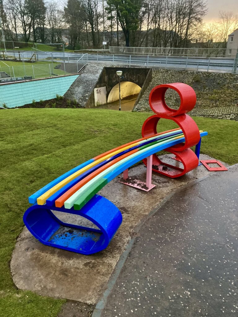 Colourful seating