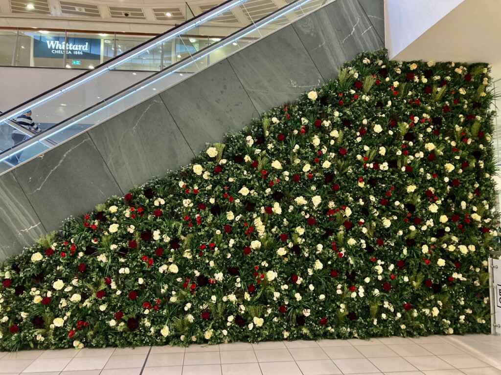 Wall of flowers
