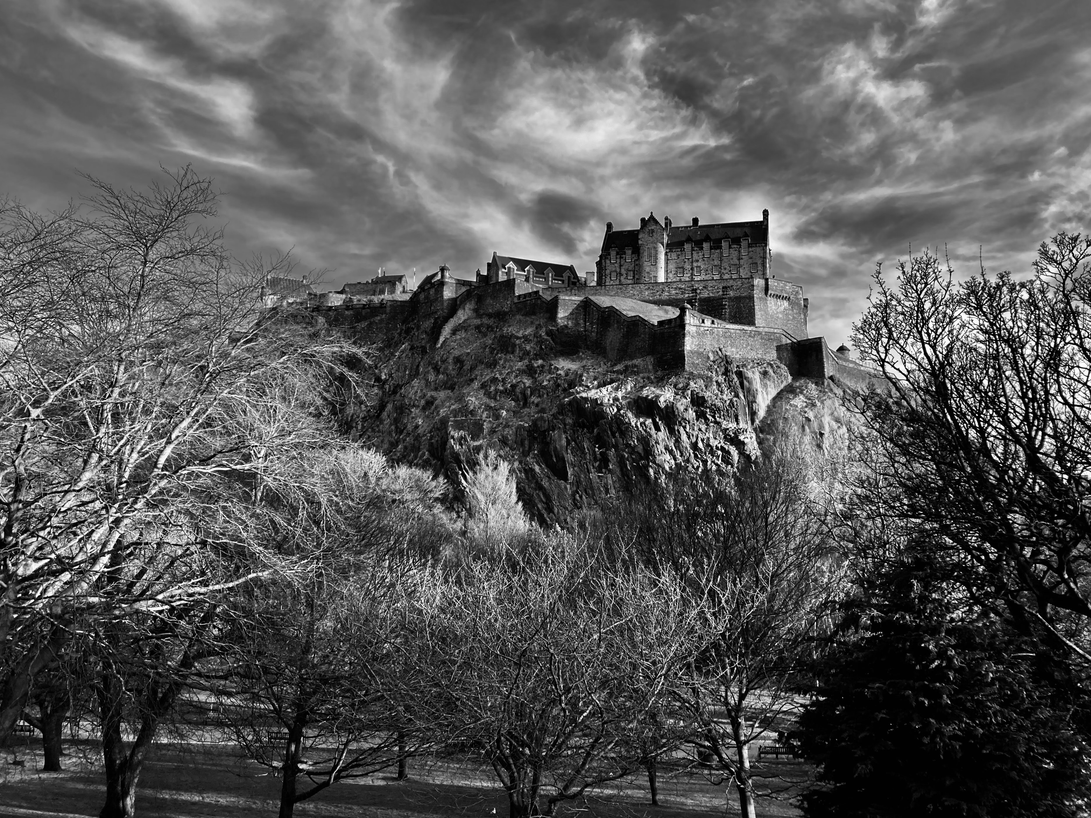 Edinburgh Castle — Monochrome Madness