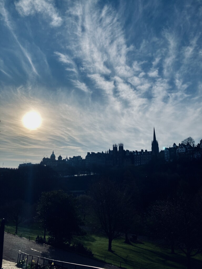 Old Edinburgh skyline