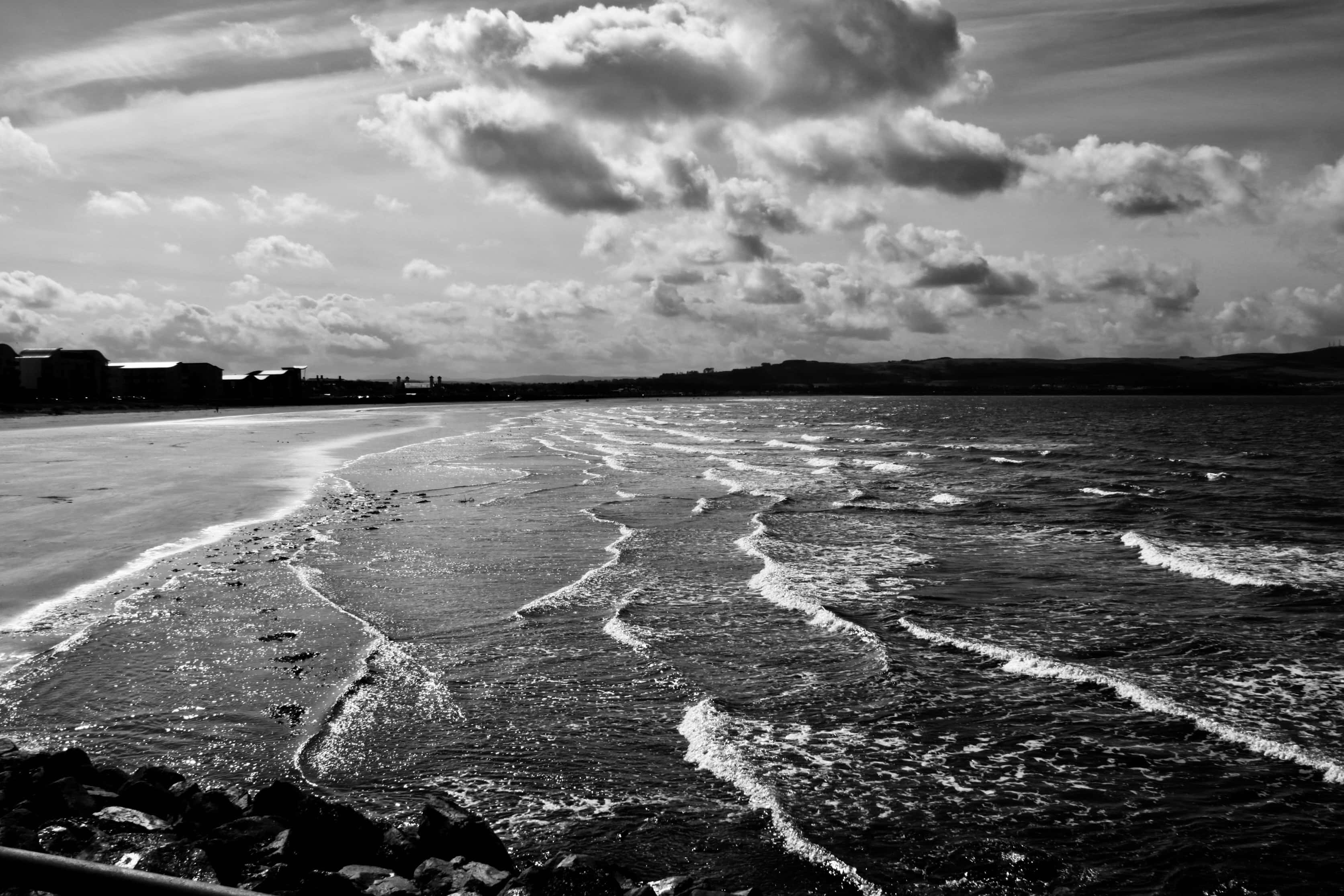 Ayr Beach — Monochrome Madness