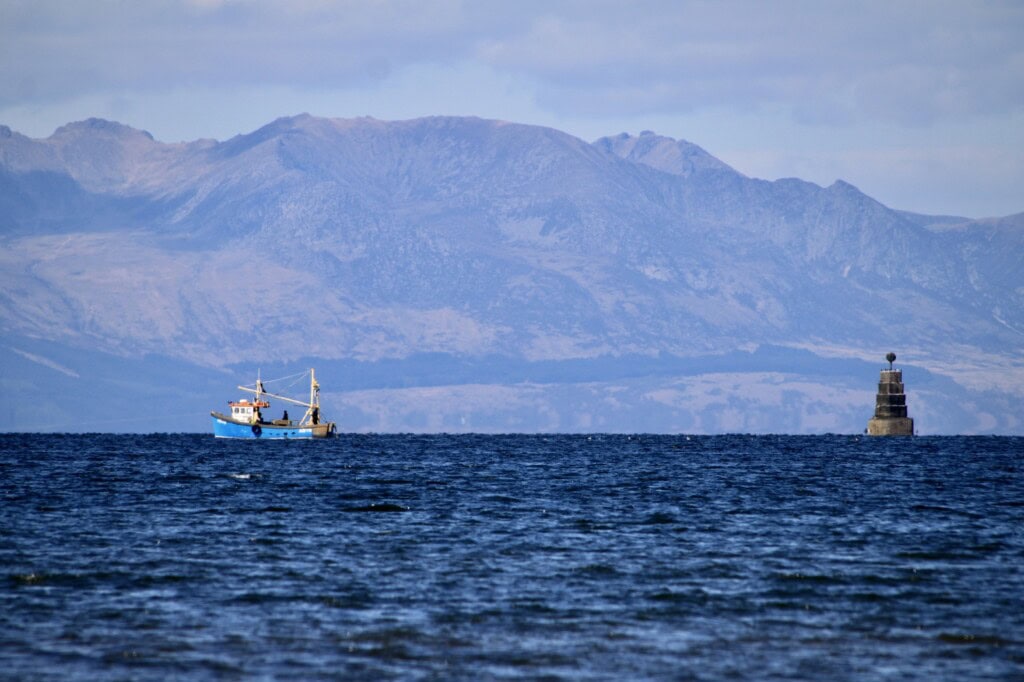 Arran & Goatfell over the Clyde Estuary