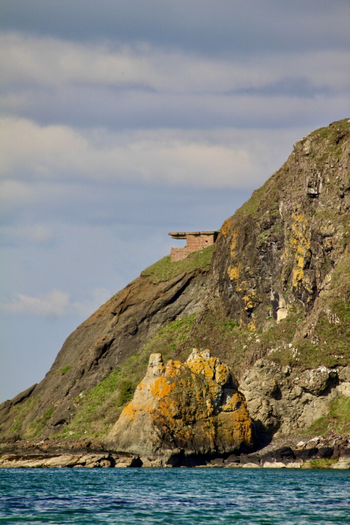 Old coastal defences in Fife