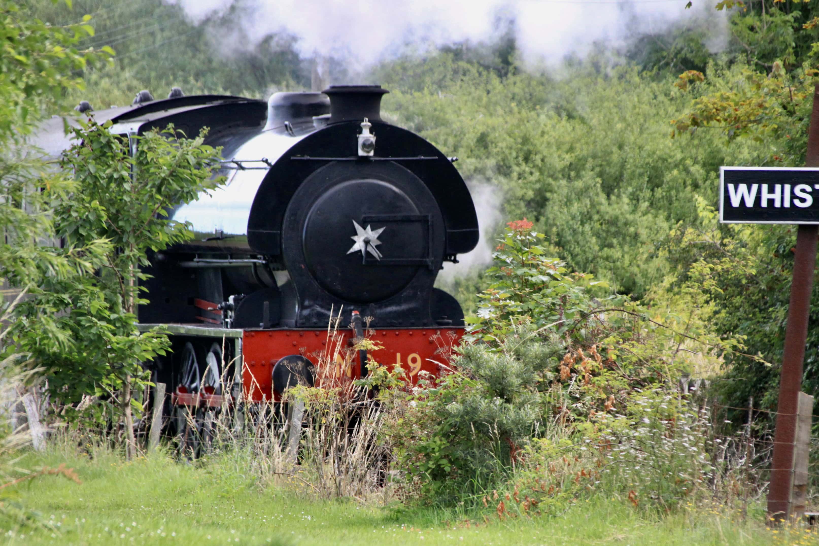 Smoke Puffing, Trundling Down the Tracks