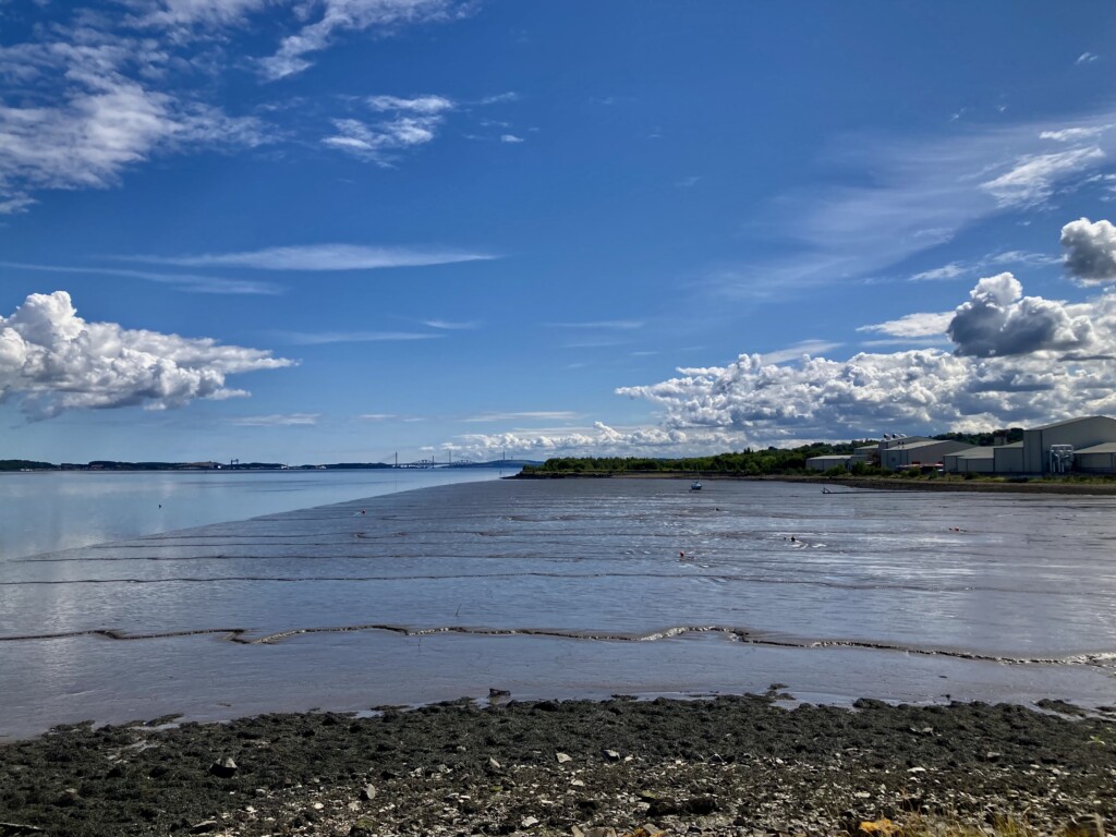Forth Bridges from Bo'ness Foreshore