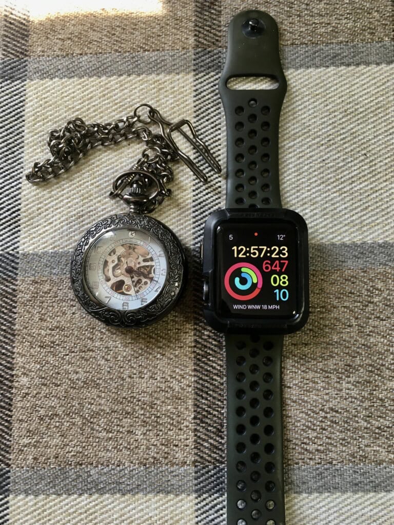 Pocket Watch & Apple Watch