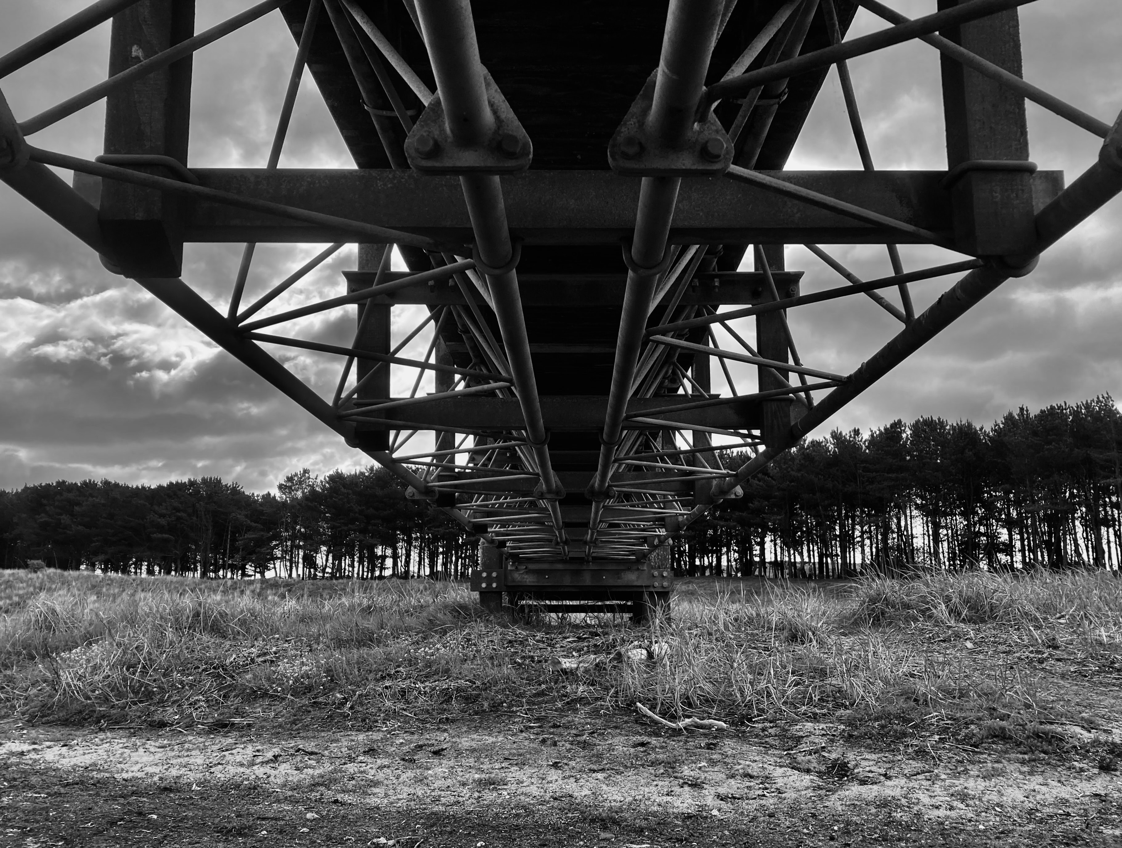 Bridge Underside — Monochrome Madness
