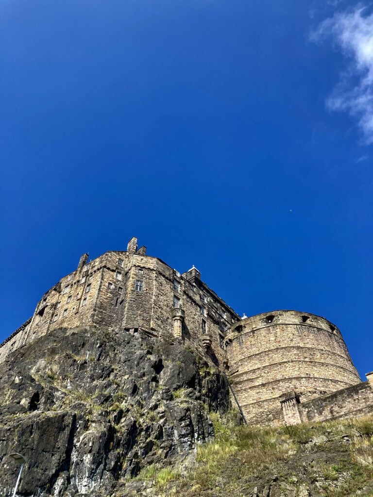 Edinburgh Castle from Johnstone Terrace