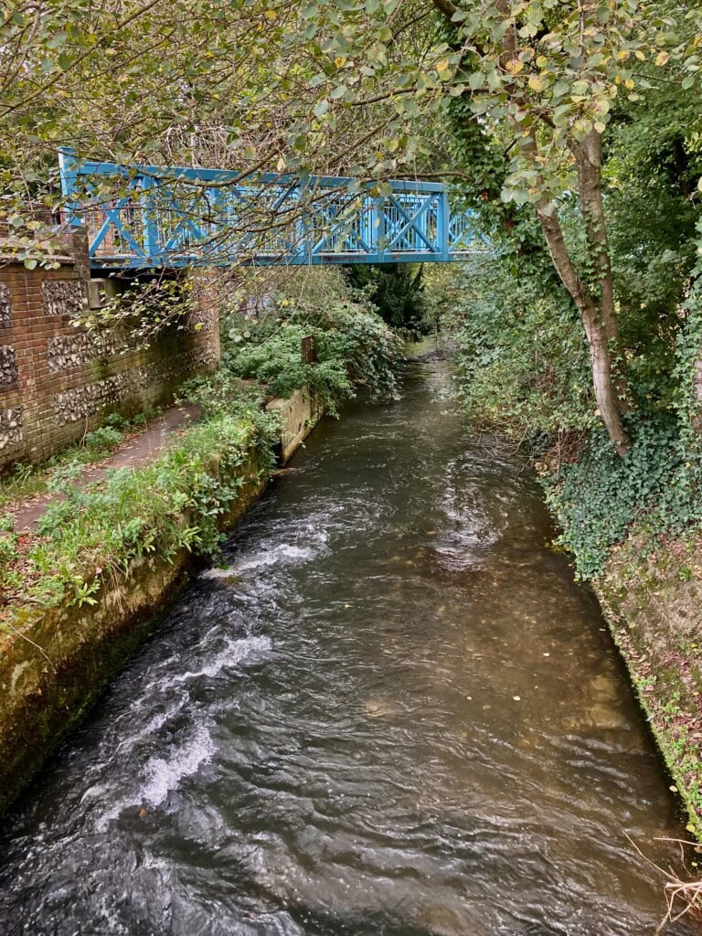 Footbridge over the River Stour