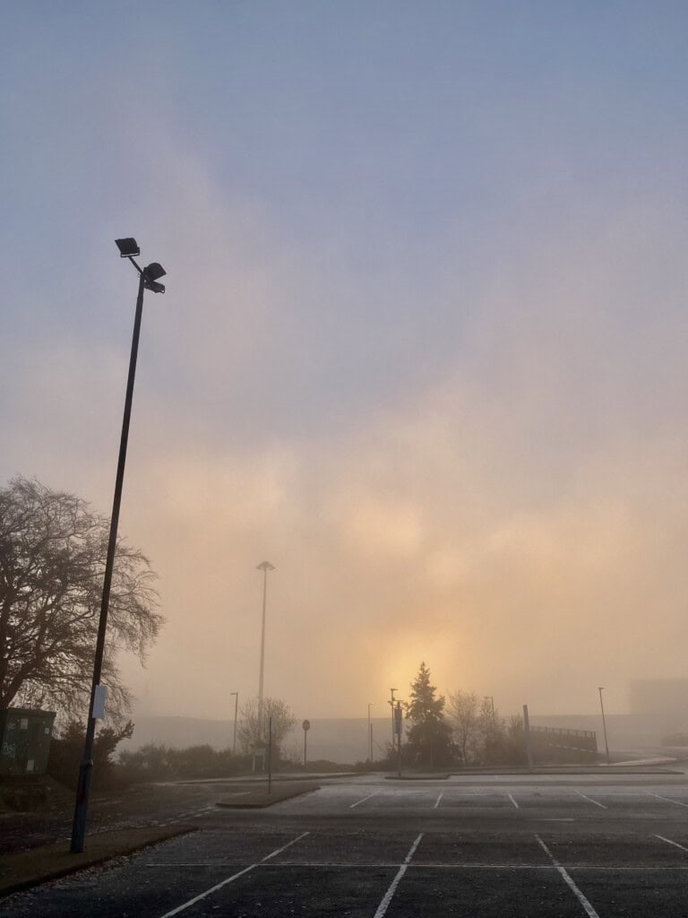 A misty start