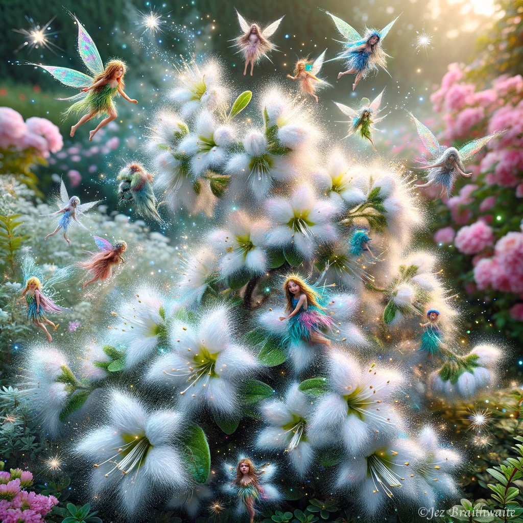 Fuzzy Deutzia: FOTD Dec 30 with Magical AI Artistry