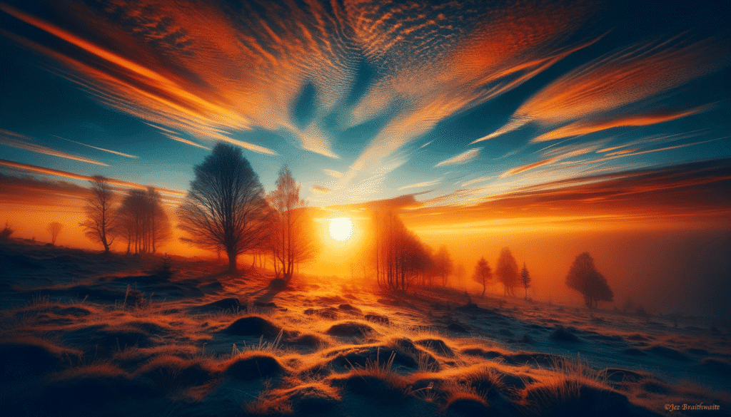 Dawn's glow