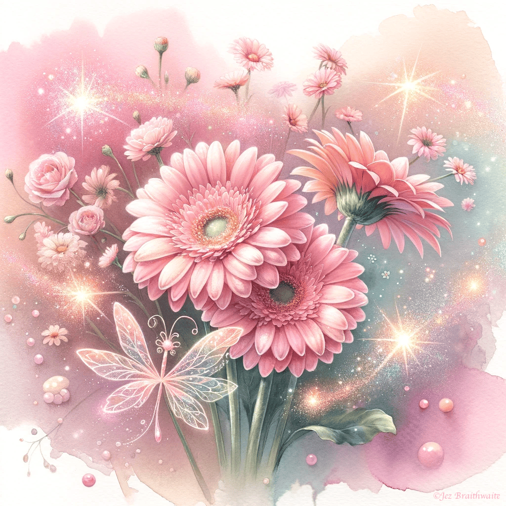Gerbera Daisies: FOTD Feb 05 with AI Artistry