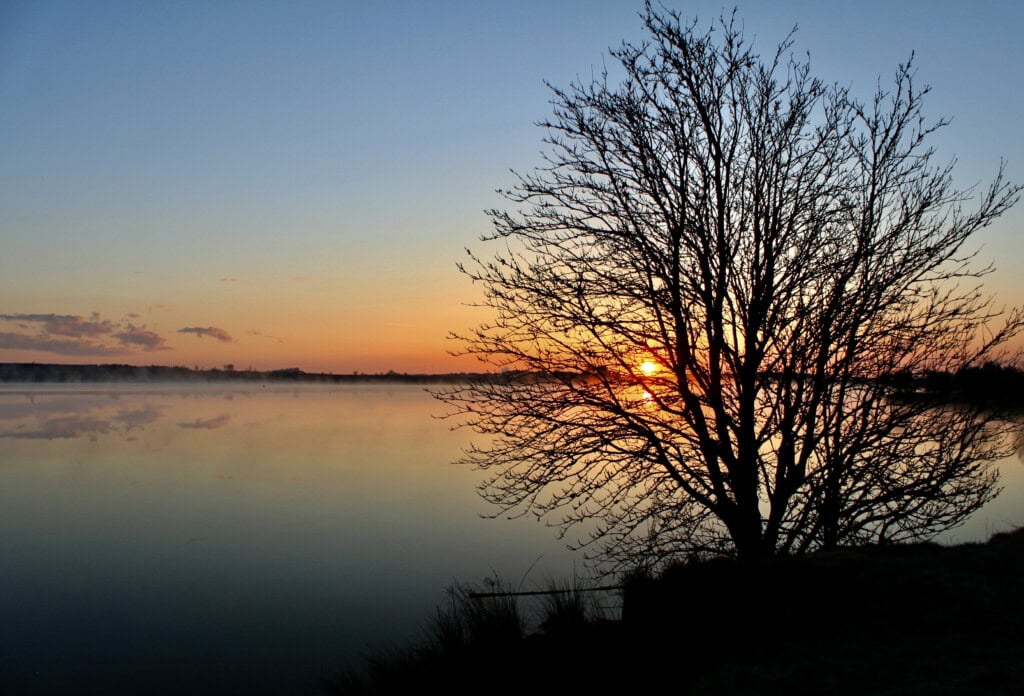 Dawn at Fannyside Lochs