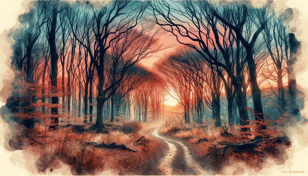Original image transformed into a watercolour