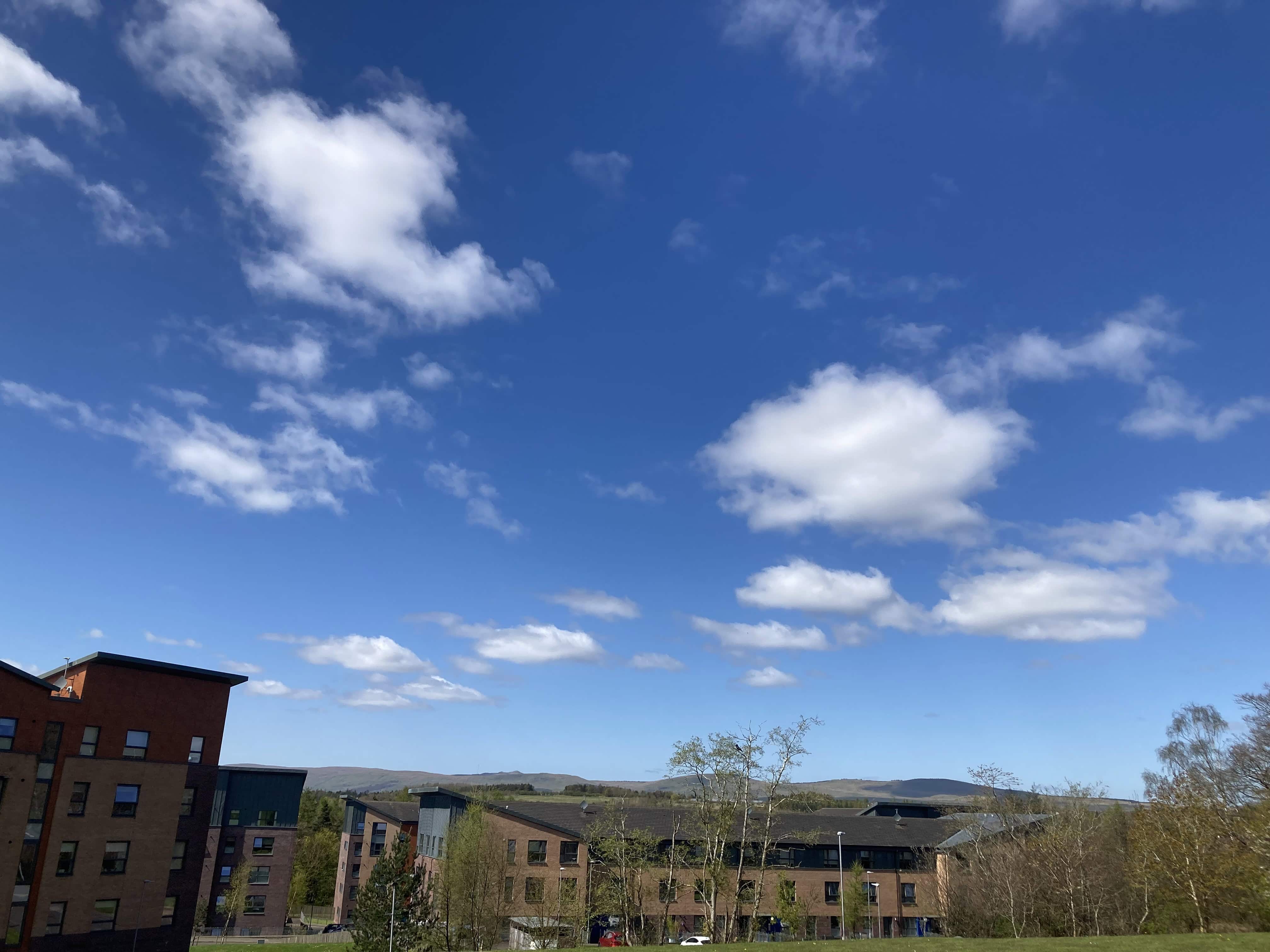A Warm Bench & Blue Skies — Weekend Sky #126 & Pull Up A Seat #17