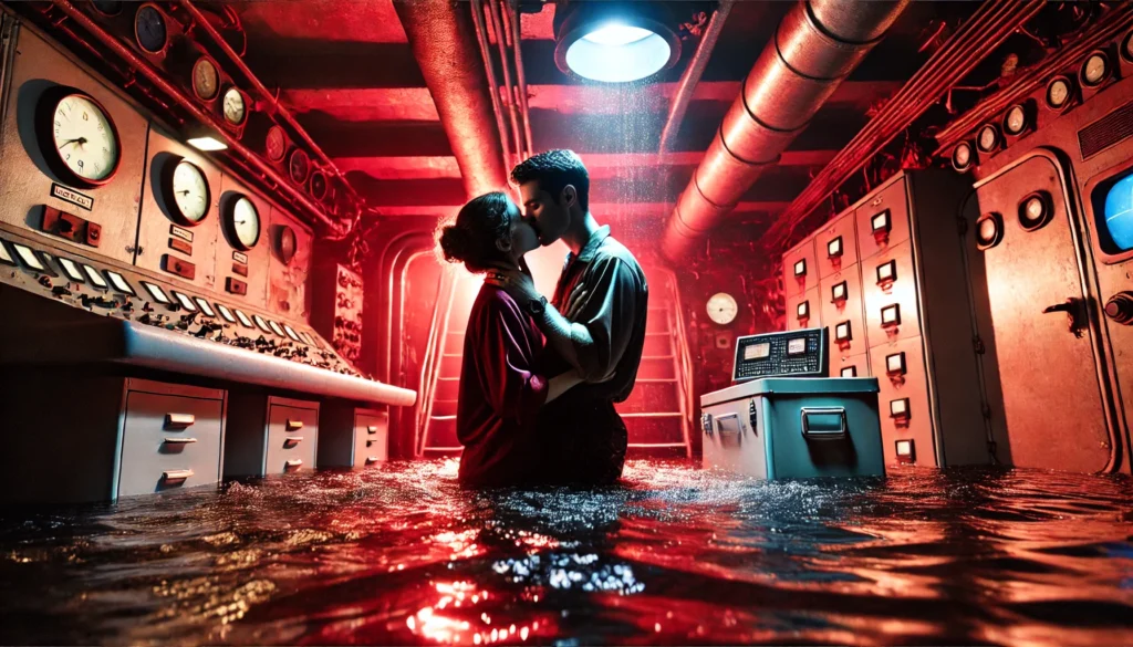 Kiss in a flooding compartment