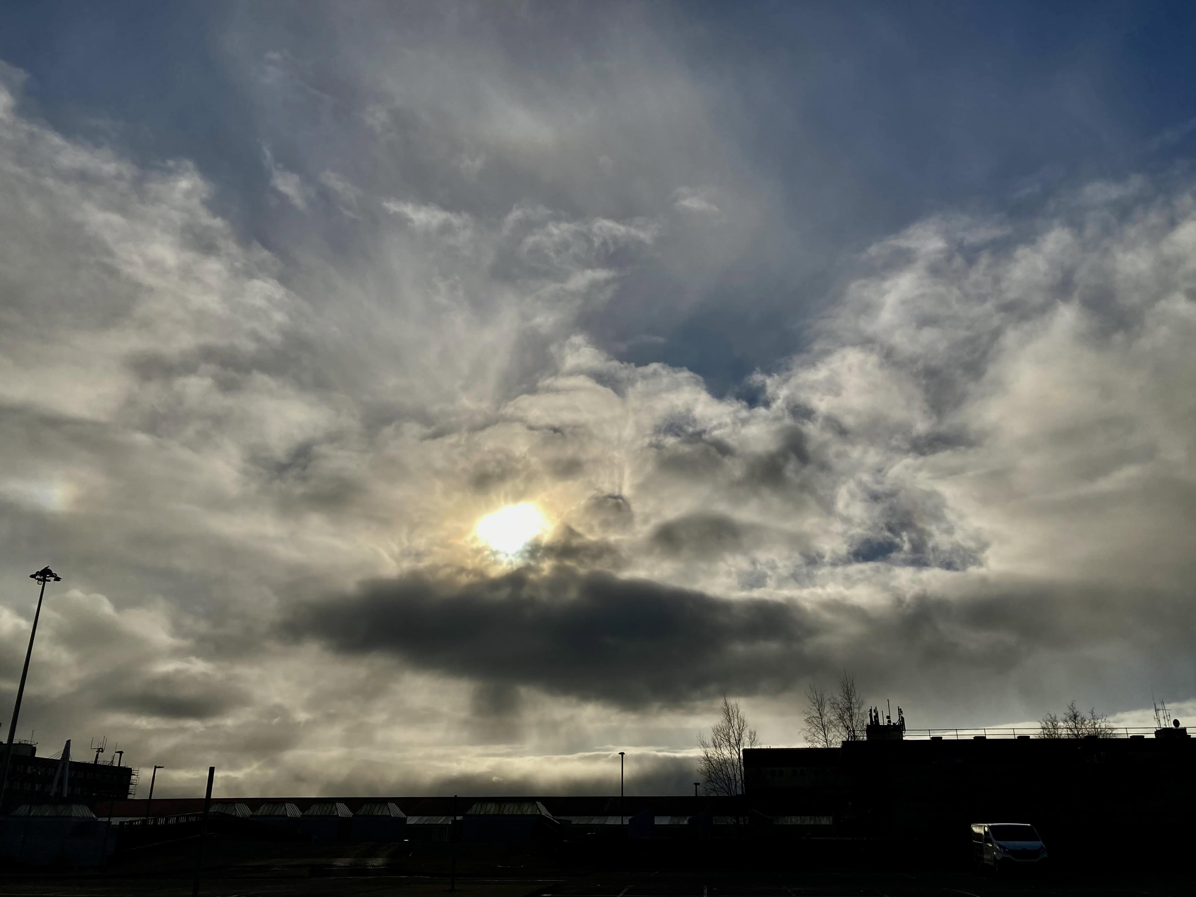 Clouds & Blue Sky over Cumbernauld — Weekend Sky #146